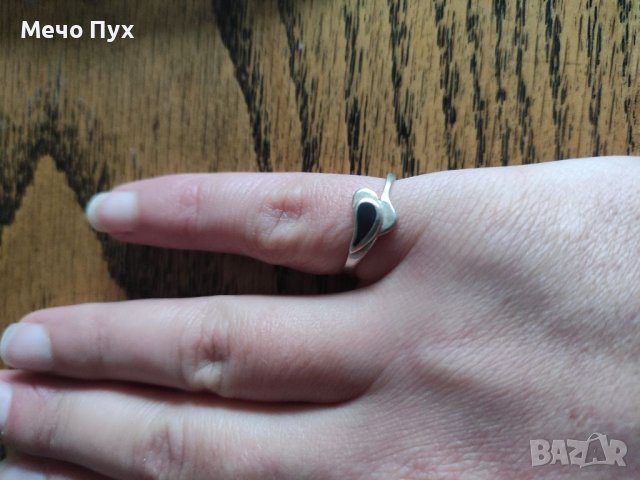 Сребърен пръстен (115), снимка 2 - Пръстени - 39893942