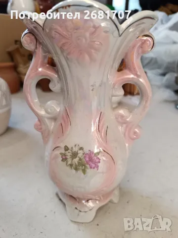 стара керамична ваза , снимка 2 - Вази - 48734703