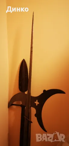 Алебарда брадва , снимка 2 - Антикварни и старинни предмети - 48791467