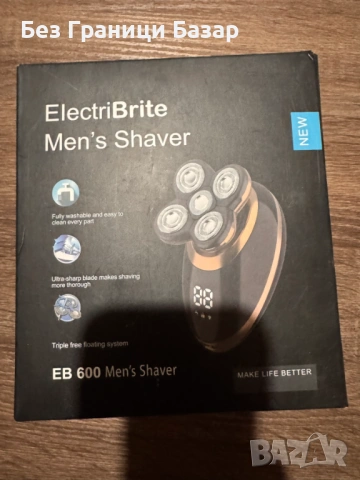 Нова Електрическа Самобръсначка EB600 5 Глави Мокро Сухо бръснене мъже