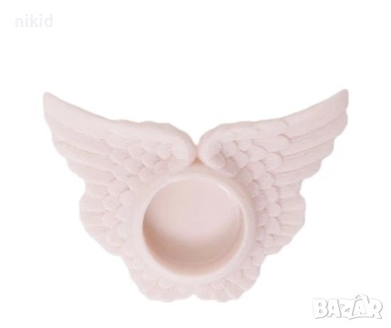 Крила силиконов молд форма калъп свещ свещник, снимка 5 - Форми - 36974714