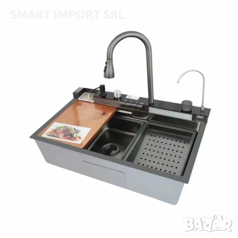 Многофункционална мивка Smart Heater, филтър за вода, изтеглящ се чучур