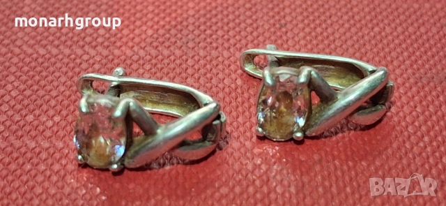 Сребърни обеци