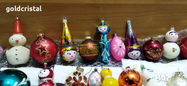 Стари стъклени играчки за елха , снимка 10 - Антикварни и старинни предмети - 38969000