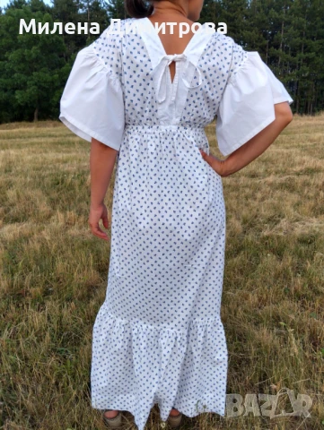 Макси рокля с волани , снимка 8 - Рокли - 50067339