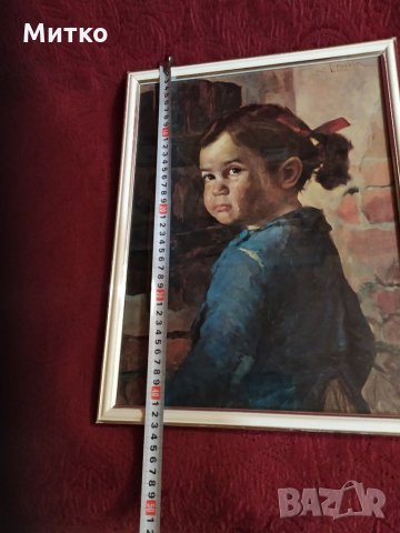Уникална картина репродукция на плачещо момиче на Бруно Амадио. За ценители., снимка 4 - Антикварни и старинни предмети - 32660962