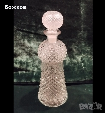 кристална гарафа, снимка 3 - Антикварни и старинни предмети - 52547298