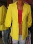 Свежо жълто сако с набран ръкав, снимка 1 - Сака - 40865273