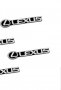 Емблема стикер за LEXUS RX300 RX330 RX350 IS250 LX570 is200 is300 ls400, снимка 3