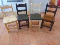 Детски столчета от масив, снимка 1