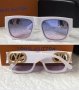 Louis Vuitton 2023 висок клас слънчеви очила унисекс бяло