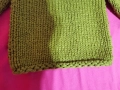Детски ръчно плетен пуловер за 2-3г дете, снимка 4