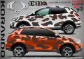 SsanYong Rexton SK-SJV3-SY-RE Кaмуфлаж Офроуд Джип Пикап Лодка Camouflage Off-Road стикери, снимка 2