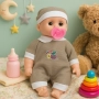 Кукла бебе с биберон – 25 см звук и забавление, снимка 8