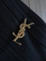 Жесток чер дамски панталон Yves Saint Laurent + златни брошки , снимка 10