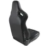 Спортни седалки за МПС - 1053 - черни с бял конец, снимка 3