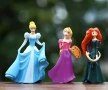 Комплект 10бр фигурки за торта с принцесите на Дисни Disney princess , снимка 2