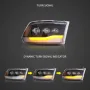Комплект LED MATRIX фарове с динамични мигачи за Dodge Ram 2009 - 2018, снимка 3