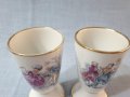Старинни френски порцеланови чаши Decors de Paris - чаши 2 броя, снимка 2