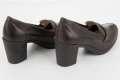 Дамски кожени обувки в тъмнокафяво марка Amparo Infantes, снимка 5