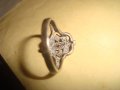 СТАР РУБИНЕН СРЕБЪРЕН АРТ ДЕКО СКЪПОЦЕНЕН ПРЪСТЕН ОКСИДИРАНО СРЕБРО 925 и ПЕЧАТ CW за КАМЪКА 27328, снимка 15