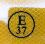 Лепенка Е37 3М 1710 светлоотразителна 2бр/к-т., снимка 3