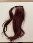 Нова дълга червеникаво кафява опашка за удължаване на косата 60 см дължина ., снимка 1 - Аксесоари за коса - 44083379
