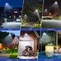 YACAISI Соларни улични лампи - 2 броя, 1200W LED, 8500K, дистанционно, снимка 7