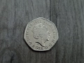 Монета 2022 Великобритания 50 pence 50p (50 years Pride UK) - Elizabeth II, снимка 4
