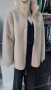 Дамско бежово палто, снимка 1 - Палта, манта - 43942669