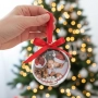 Персонализирани коледни топки със снимка – уникален подарък, снимка 4