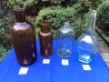 стъклени керамични шишета бутилки, снимка 1 - Декорация за дома - 42932252
