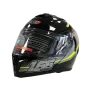 Mодуларна каска за мотор черно/неон, снимка 6