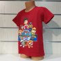 Нова детска тениска с дигитален печат PAW Patrol (Пес патрул) в червен цвят, снимка 8