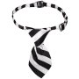  Кучешка вратовръзка черно-бяла