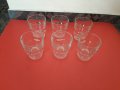Комплект Чаши от Дебело стъкло от Соца-Нови-0.250л-6бр , снимка 1