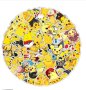50 бр Пикачу от Покемон pokemon самозалепващи лепенки стикери за украса декор картонена торта 