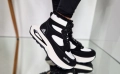 Adidas Бяло и Черно Зимни Дамски Боти , снимка 5