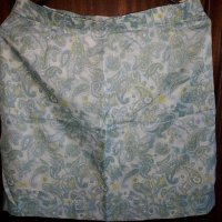 Дамска лятна къса пола с подплата синьозелена, снимка 1 - Поли - 29020890