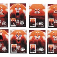 Чисти блокове Анимация Дисни Мей Червената панда 2022 Тонго, снимка 1 - Филателия - 37586756