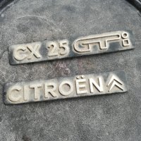 Емблеми Citroen CX 25 GTi, снимка 1 - Части - 37787905