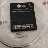 батерия LG BL20 New Chocolate, снимка 3 - Резервни части за телефони - 43794087