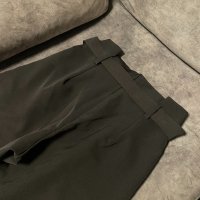 черен  панталон  с висока талия и колан, снимка 3 - Панталони - 37410284