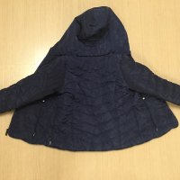 Топличко и красиво зимно яке  Okaidi, ръст 140, 10г., тъмно син цвят, снимка 4 - Детски якета и елеци - 27261801