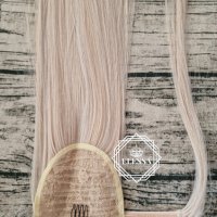 Изключително Красива Дълга Права Опашка за Коса Цвят Кичурен Микс КОД С659, снимка 5 - Аксесоари за коса - 39350192