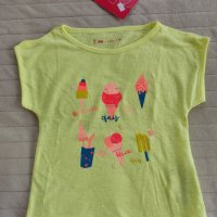 Летни дрешки за момиченце на 4 години, снимка 1 - Детски тениски и потници - 37042284