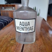 Стара бутилка Aqua Menthae, снимка 1 - Други ценни предмети - 44086212