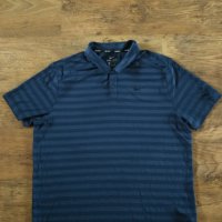 NIKE Men's Dry Stripe Golf Polo - страхотна мъжка тениска КАТО НОВА ХЛ, снимка 5 - Тениски - 40405336