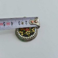  медальон мини мозайка, снимка 4 - Антикварни и старинни предмети - 28684354