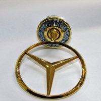 Емблема преден капак MERCEDES златна, снимка 4 - Аксесоари и консумативи - 36559246